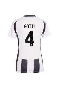 Juventus Federico Gatti #4 Fotballdrakt Hjemme Klær Dame 2024-25 Korte ermer